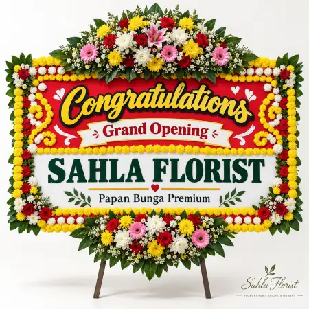 Papan Bunga Ucapan Selamat Prajuritkulon